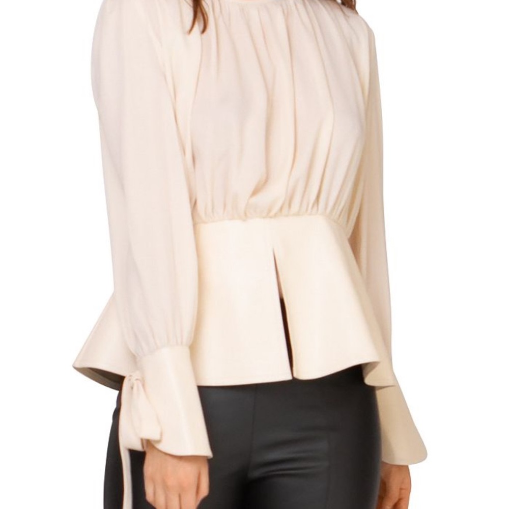 Gracia peplum top, size M